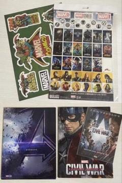 MARVEL パンフレット　コミック　下敷き　セット販売 MARVEL パンフレット コミック 下敷き セット販売
