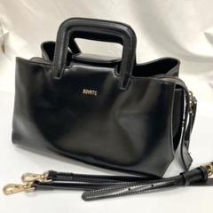 ［M4-10］BOYATU 2wayバッグ ブラック ショルダーバッグ レザー