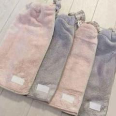 おりこうエプロン シンプル グレー ベージュ 4枚 ふわふわ エプロン スタイ