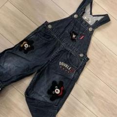 【美品】MIKIHOUSE DOUBLE.B デニムオーバーオール 90