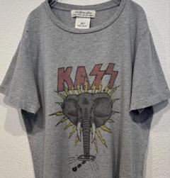 REMI RELIEF KASS プリントTシャツ 日本製 KISS キッス 象