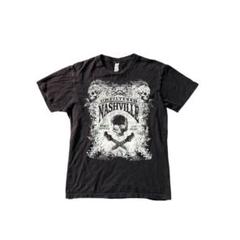 7TSM1 NASHVILLE ギター　スカル　ロックTシャツ　黒　インポート