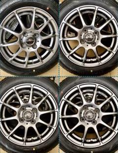 155/65R14 新品タイヤと美品中古ホイールと新品ホイールナット付き