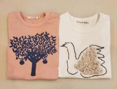 ミナペルホネン　ユニコーンデザイン 赤いTシャツ ミナペルホネンユニコーンデザイン 赤いTシャツ