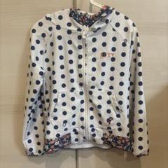 ROXY ドット柄ラッシュガード フード付き