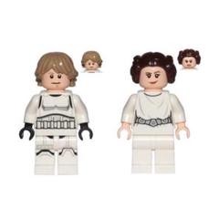 LEGO 75339 スターウォーズ ミニフィグ ルーク レイアのサムネイル