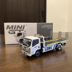 Isuzu elf 車両積載車 LBWK ホワイト - メルカリ