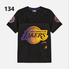 NBAロザンゼルス レイカーズ Lakers 男の子　Tシャツ ブラック134