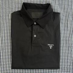 希少✨️PRADA ポロシャツ ポケットロゴ ストレッチ ロゴタグ ブラック M 2025年最新】PRADA カラー：ブラック系 ポロシャツの人気