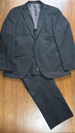 【美品】JOURNAL WORKS ウォッシャブルスーツ　ネイビー　AB6 ビジネスから就活まで】リサイクル素材使用 紺無地スーツ
