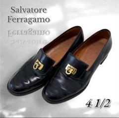 ⭐️新品未使用⭐️ フェラガモ ローファー 黒 レディースゴールド金具 22㎝ 2025年最新】Salvatore Ferragamo レディース ローファー・革靴