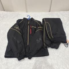 新品がまかつ フィッシングジャケット 赤黒 上下セット