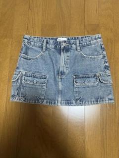 ZARA デニムカーゴミニスカートのサムネイル