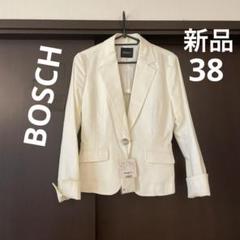 美品BOSCH ボッシュ ホワイト 白 ノーカラー ジャケット 38 BOSCH 38 ジャケット - メルカリ