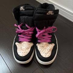 Nike Air Jordan 1 ハイカット 27cm ブラック/ピンク