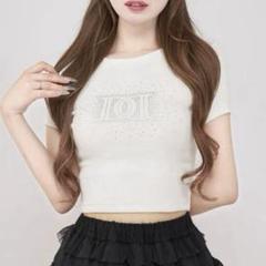 新品未開封 ダーリッチ シャイニーDDロゴコンパクトTシャツ 白 FREE darich シャイニーDDロゴコンパクトTシャツ ダーリッチ ホワイト