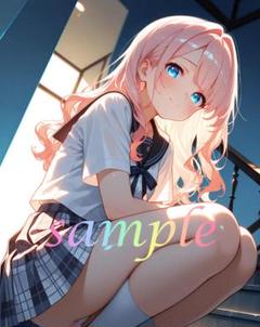 c020 美少女 かわいい イラスト 下着 コスプレ セクシー A4ポスター