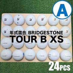 【A11】ブリヂストン TOURBXS 白 年式混合 ロストボール 24球