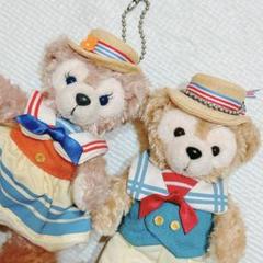 ダッフィー　シェリーメイ　ぬいぐるみバッジ