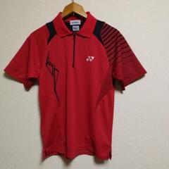 YONEX ハーフジップシャツ Sサイズ レッド ポリエステル100% 速乾性