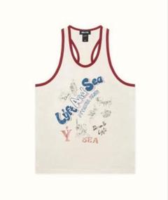 希少 wind and sea LYFTコラボタンクトップ　ベージュ L LÝFT × WIND AND SEA Training Tanktop - White
