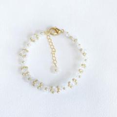 Luminiqua 白ビーズブレスレット