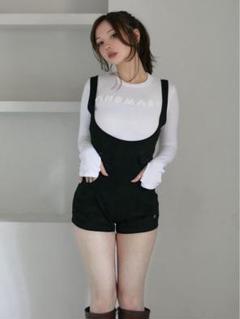サロペット・オーバーオール・オールインワン andmary bonnie mini rompers black 2025年最新】ANDMARY サロペット・オーバーオール