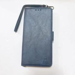 iPhone 13 Pro Max ケース 手帳型 スマホケース ネイビー