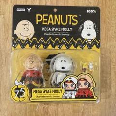 MEGA SPACE MOLLY 100% チャーリー・ブラウン & スヌーピー MEGA SPACE MOLLY 100% CHARLIE BROWN & SNOOPY Strapped into