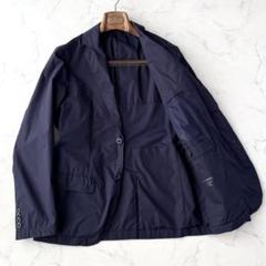極美品 UNITED ARROWS ウールリネンテーラードJKT 玉虫色 48 極美品 UNITED ARROWS ウールリネンテーラードJKT 玉虫色 48