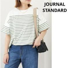 JOURNAL STANDARD パネルボーダーTシャツ