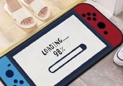 【新品】Switch風デザイン　フロアマット 40×80