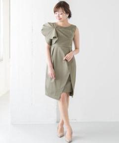 《sale!!!》【ROSSO】アシメタックフリルドレス