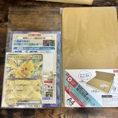 JR ピカチュウEX プロモカード スタンプ帳付き - メルカリ