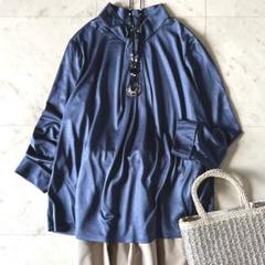 美品✨ 13+ Leilian plusレリアンプラスハウス 総柄 ブラウス