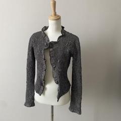極美品◎ CHANEL シャネル カメリアジャケット 長袖 04P 黒