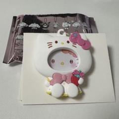 いちご新聞 フォトバッジ付きマスコット サンリオ キティ