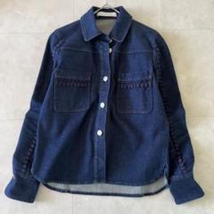 Chloé ビンテージブルー デニムジャケット 34 美品✨See by Chloe デニムシャツジャケット インディゴ S（34