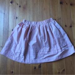 値下げ！未使用 POUDOUDOU  サーモンピンクスカートのサムネイル