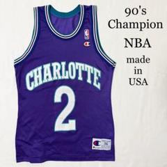90s Champion ホーネッツ NBA バスケ タンクトップ USA製