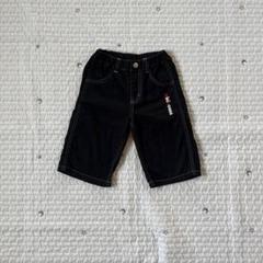 ミキハウス　6分丈　パンツ　黒　120