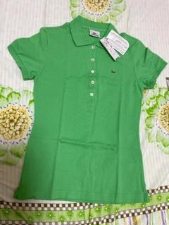 LACOSTE 女性半袖ポロシャツ 新品未使用 タグ付き サイズ４２日本製