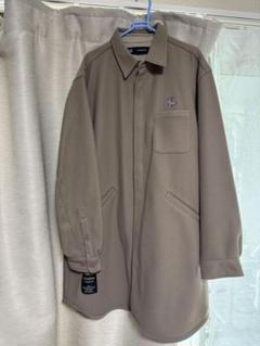 gu undercover メルトン ロングシャツ ベージュ