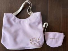 HELLO KITTY ピンクハンドバッグとポーチセット