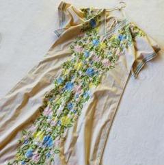 TESORO'S　テソロズ　刺繍　ロング　ワンピース
