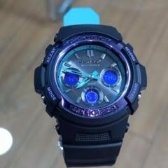 【極美品】CASIO　G-SHOCK　AWG-M100SBL 電波ソーラー