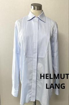 最新コレックション HELMUT LANGヘルムートラング オーバーフィット 長袖シャツ 水色 トップス