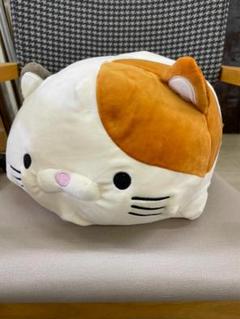 【新品】三毛猫　クッション　もちもち　ぬいぐるみ　猫　ネコ　ねこ　抱き枕　まくら