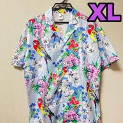 Parakeet & Flower Pattern s/s Tshirtのサムネイル