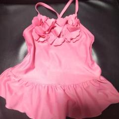 美品‼️95ピンク フリル付き水着 女の子用✨